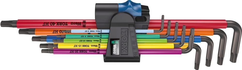 Wera Winkelschlüsselsatz Torx Multicolor Lang