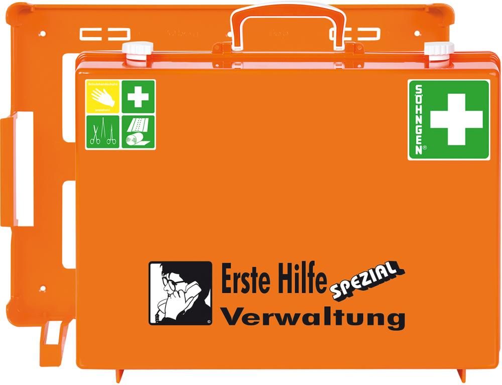 ErsteHilfe-Koffer SpezialMT-CD Verwaltung, orange
