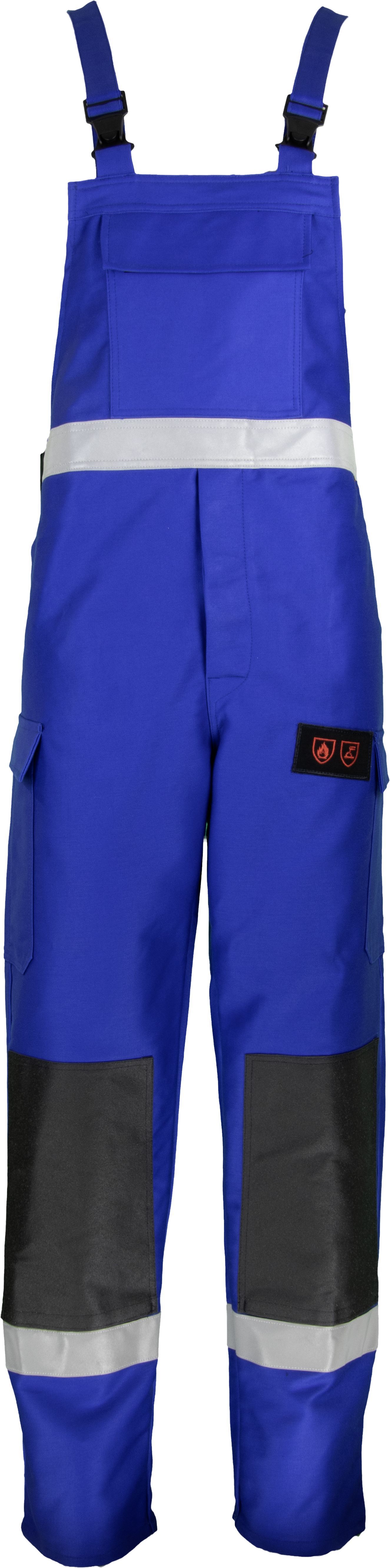 Schweißerschutz-Latzhose SECLH01, blau, Gr. 46