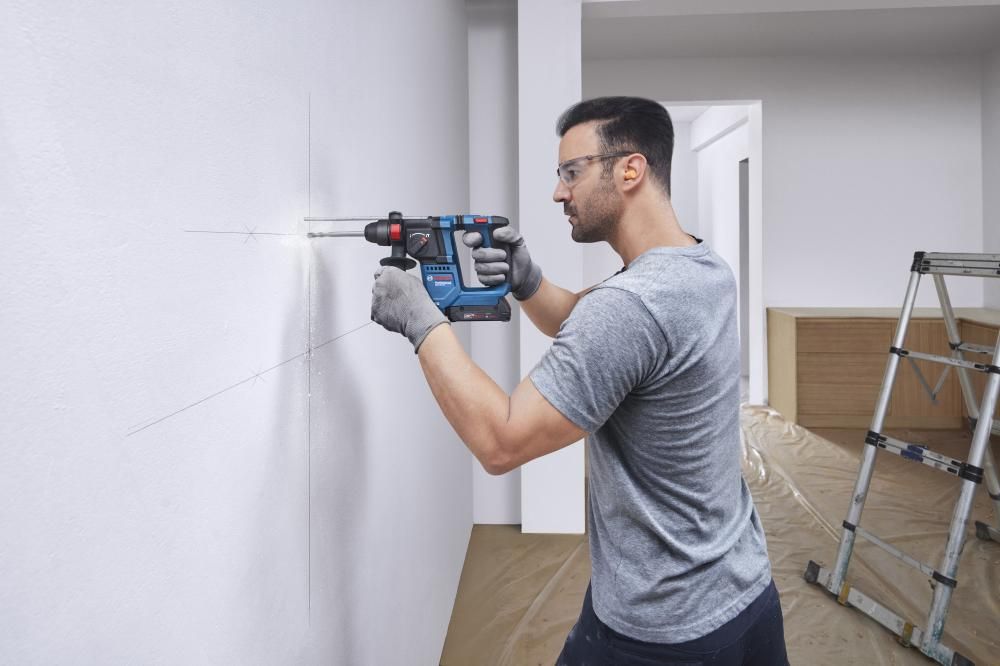 Akku-Kombihammer solo GBH 18V-18 Bosch ohne Akku ohne Ladegerät Karton