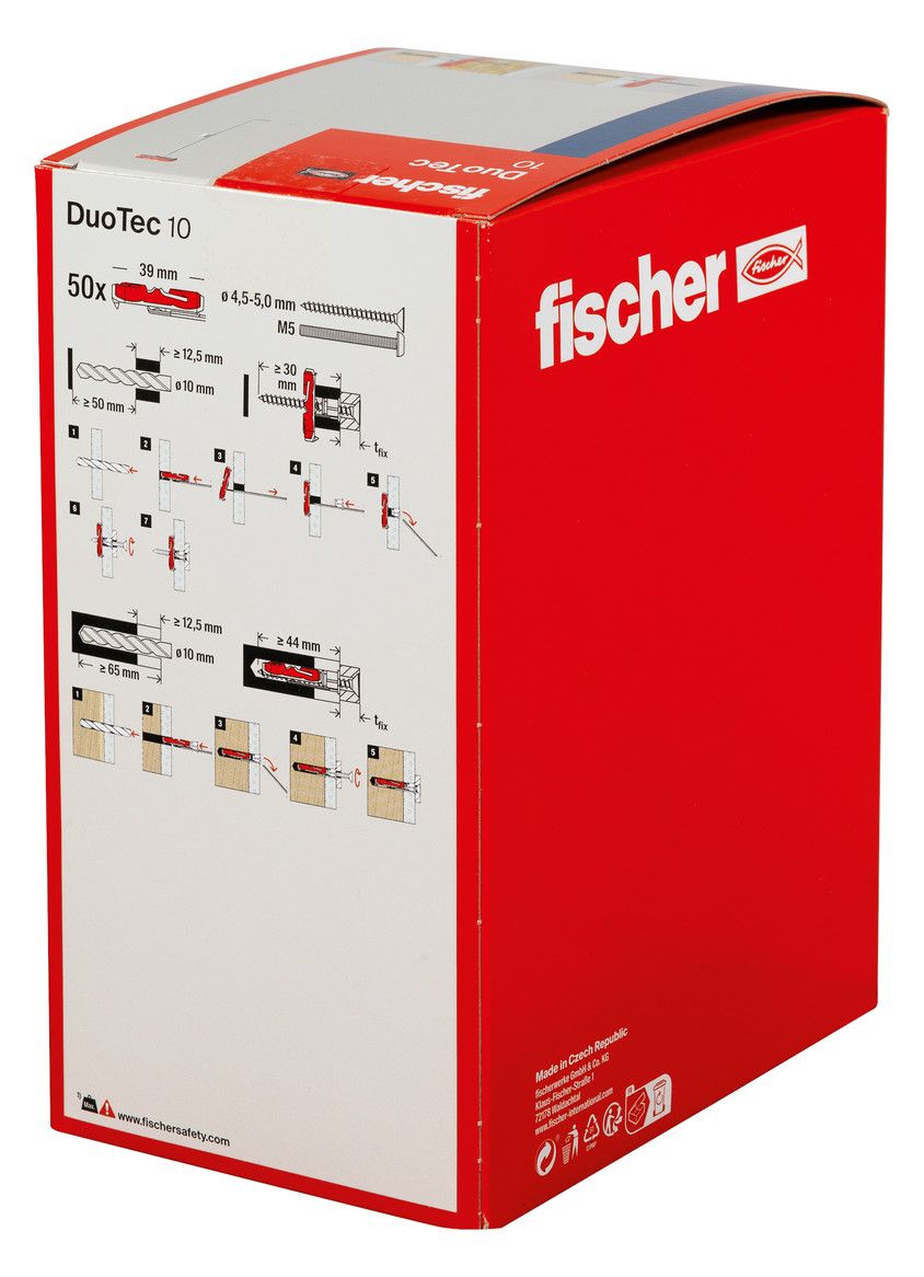 FISCHER Nylon-Kippdübel DUOTEC 10