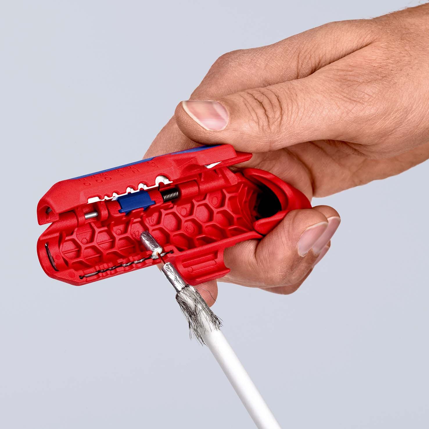 KNIPEX ErgoStrip® Universal-Abmantelungswerkzeug für Rechtshänder