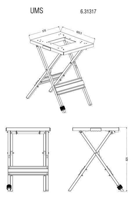 METABO Maschinenständer, "UMS"