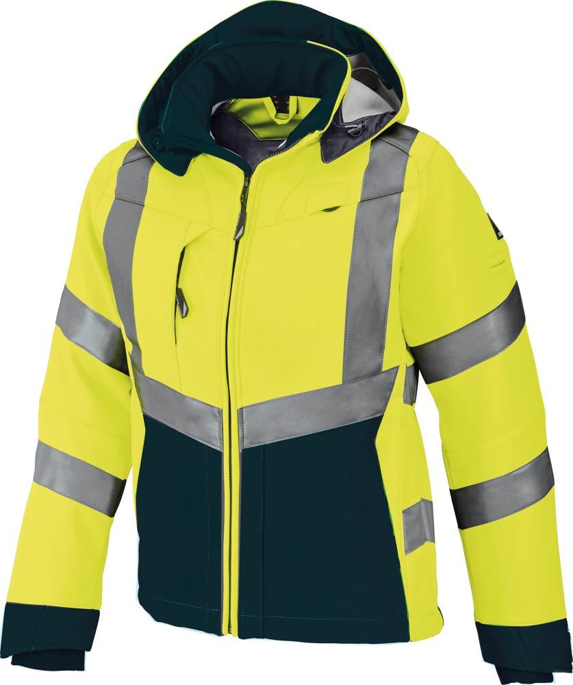 Warnjacke Blackpool, Gr. S, gelb/schw.bl.