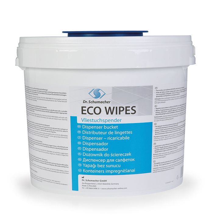 ECO WIPES Vliestuchspender weiß(1 Spendereimer) unbefüllt, 5 Ltr.