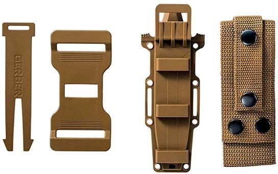 Strongarm Fixed Coyote Serrated