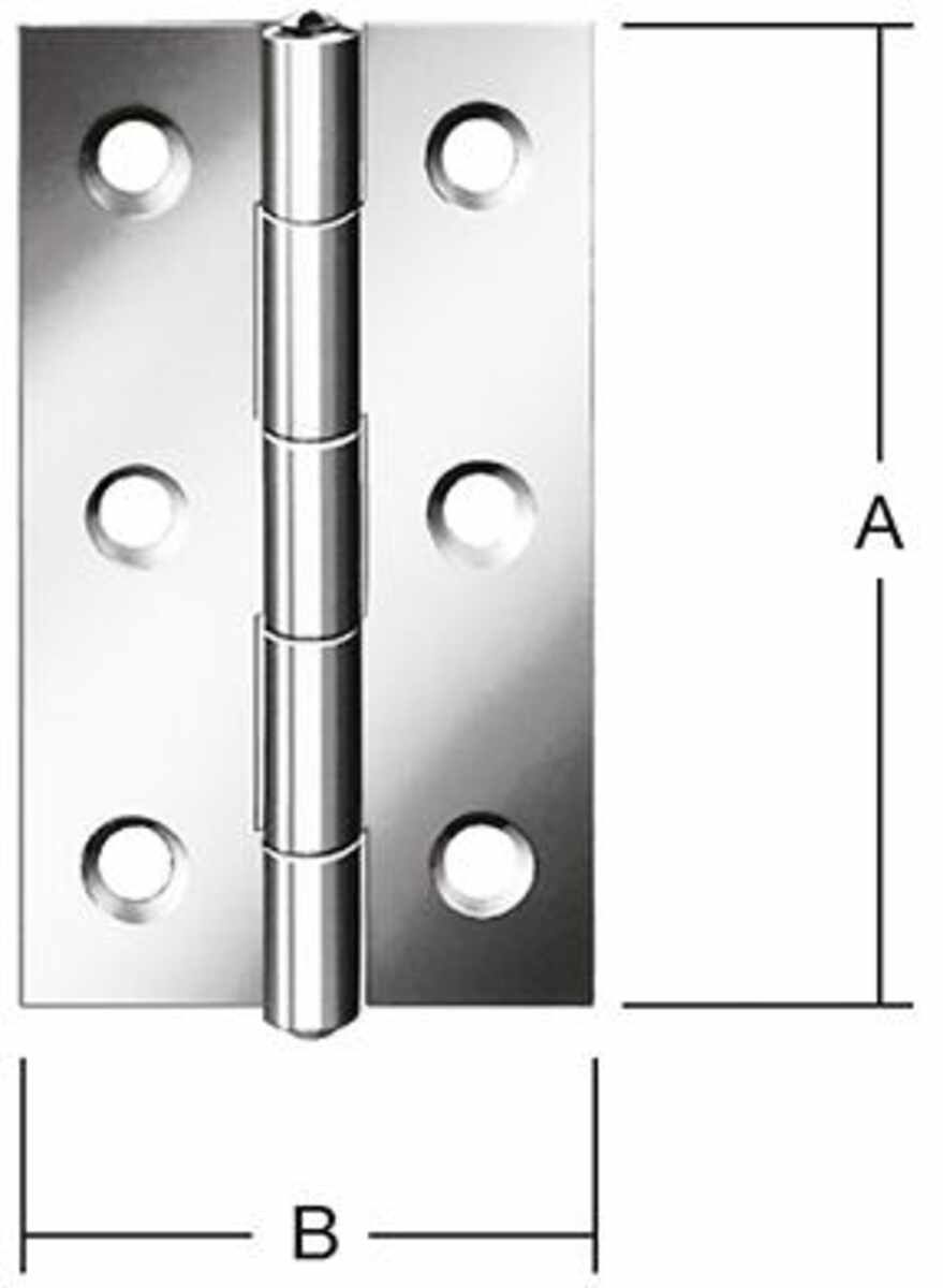 Scharniere schmal 80x41mmNr. 501080Z VORMANN