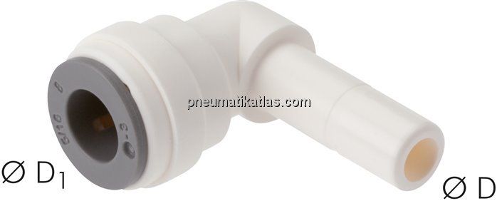 Winkel-Steckanschluss 4mm Stecknippel, IQS-LE (EPDM-Dichtung)