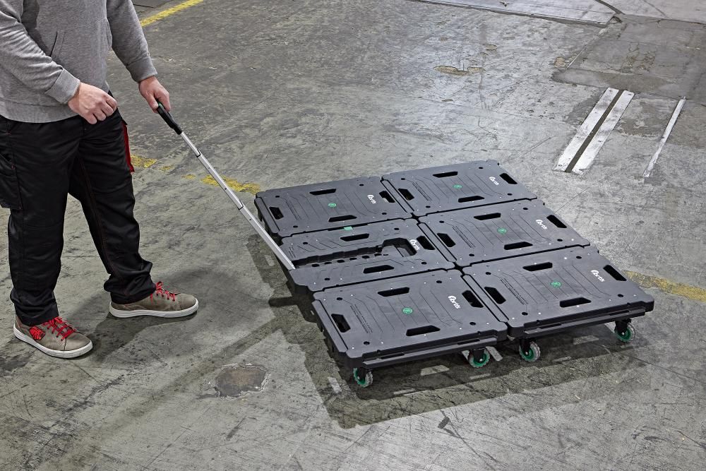 Allzweckroller 620x450mm, 137Kg Kst. 77mm, mit Griff FORTIS