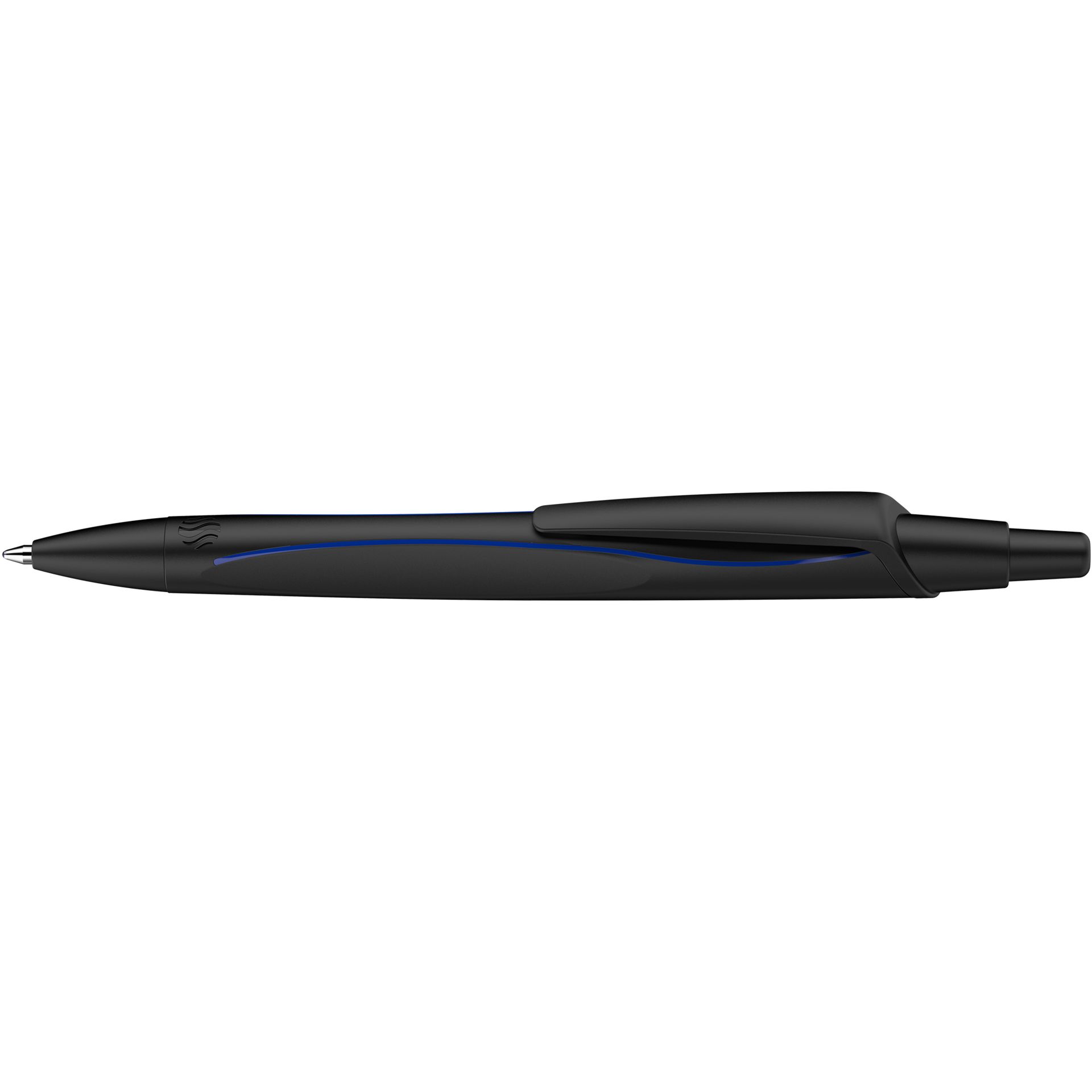 Kugelschreiber Reco Medium schwarz/Mine blau