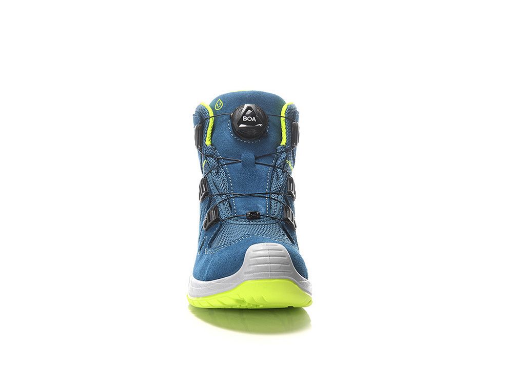 ELTEN MADDOX Kids BOA® Sicherheitsstiefel Mid, Grau, Gr. 33