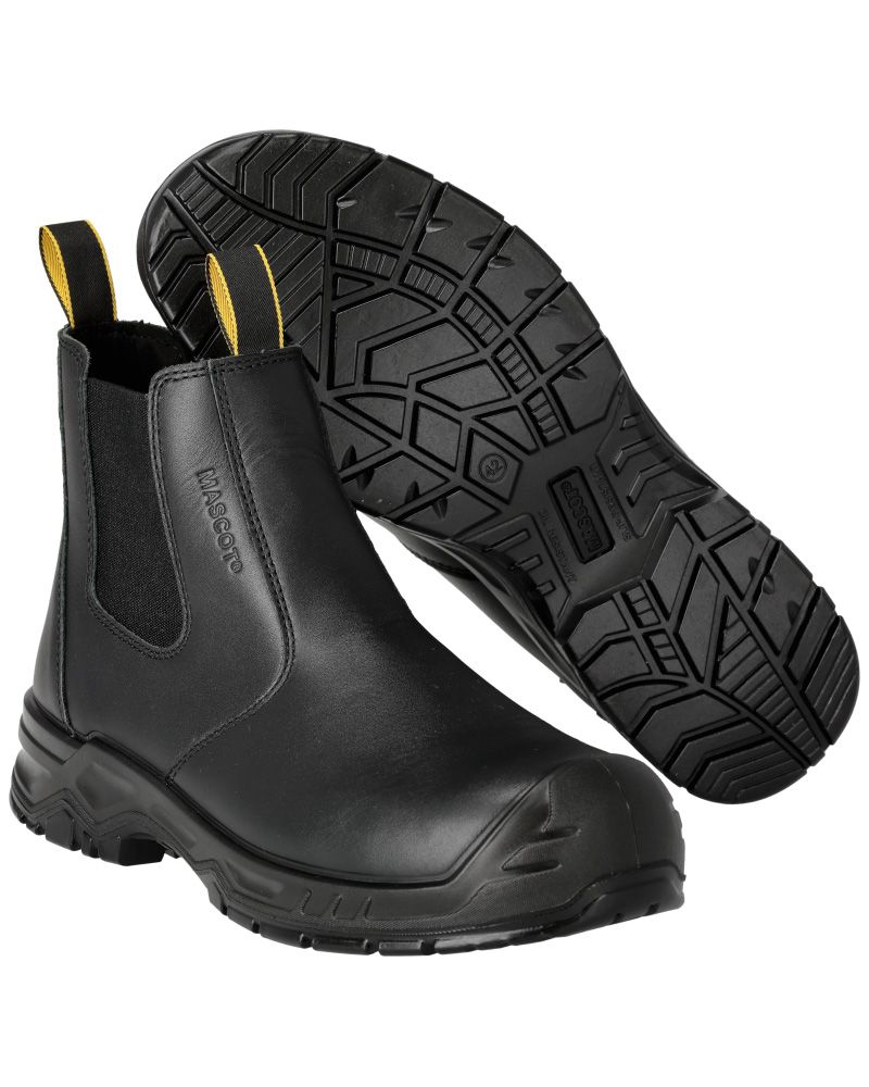 Sicherheitsstiefel Schwarz/Schwarz, 0835