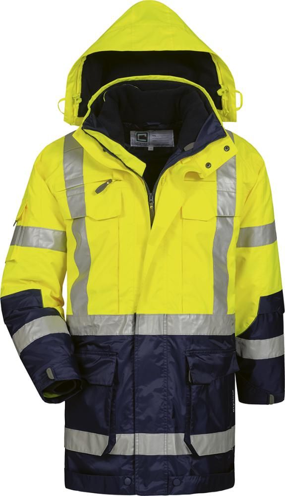 Warnparka Jekyll, Gr. 2XL, gelb/blau