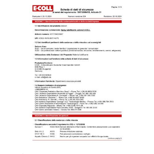 Kettenhaftspray 500ml E-COLL