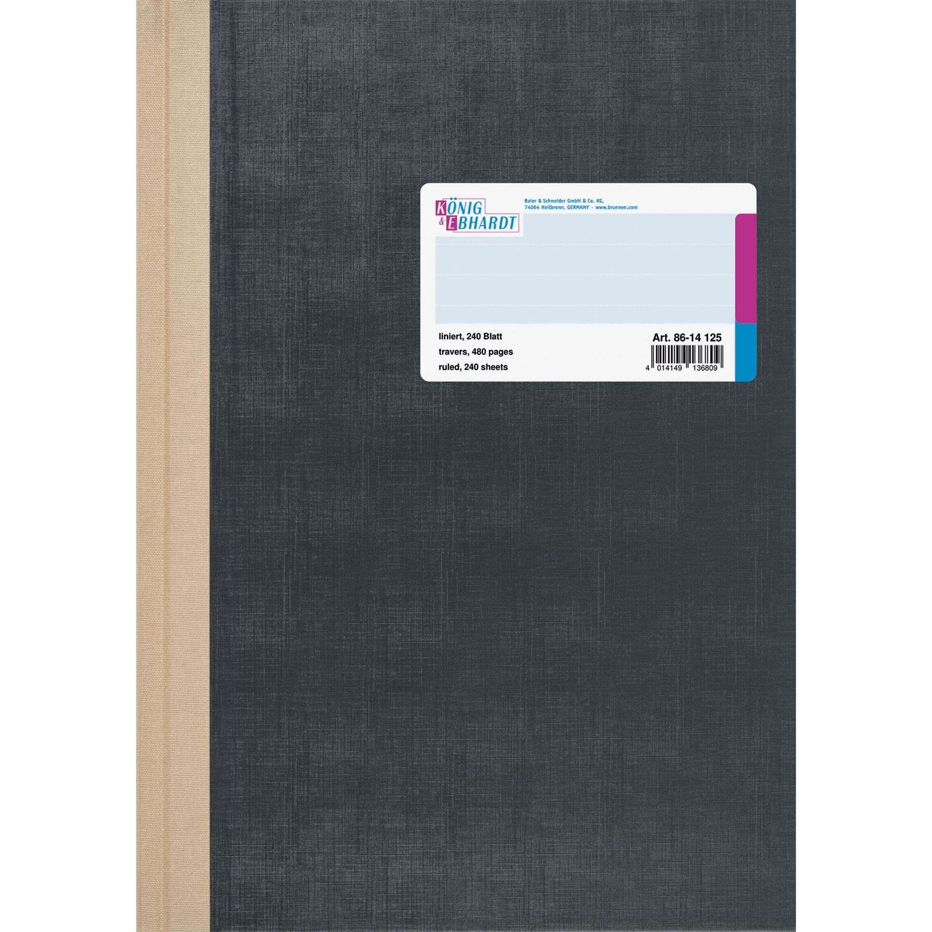 Geschäftsbuch A4 liniert 240Bl