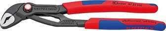 Wasserpumpenzange Cobra QuickSet 8722250 mit 2-Komponenten-Griffen 250mm KNIPEX