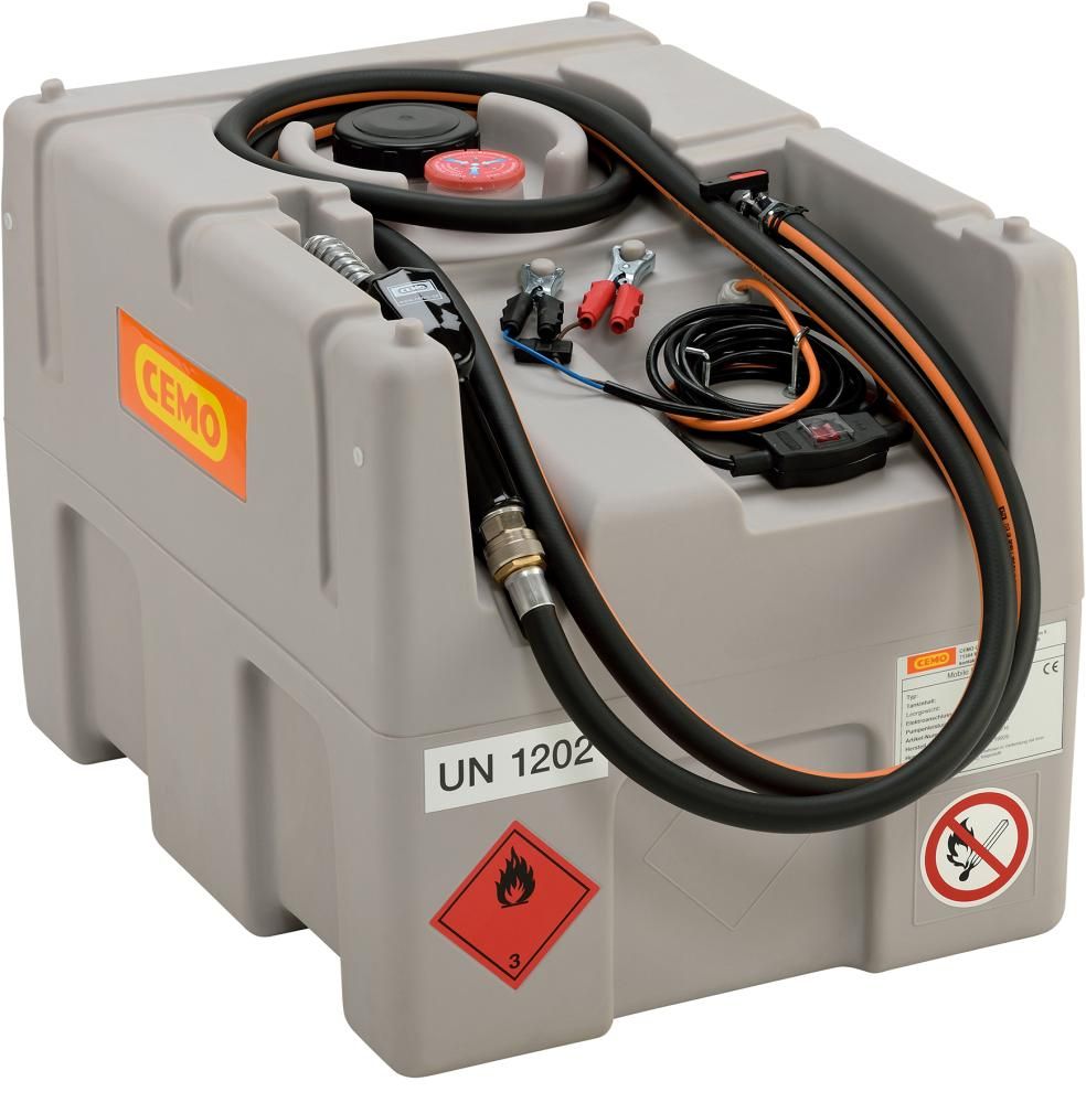DT MOBIL EASY 125 L,12V Elektropumpe CENTR SP 30, 30 l / min Automatik-Zapfpistole