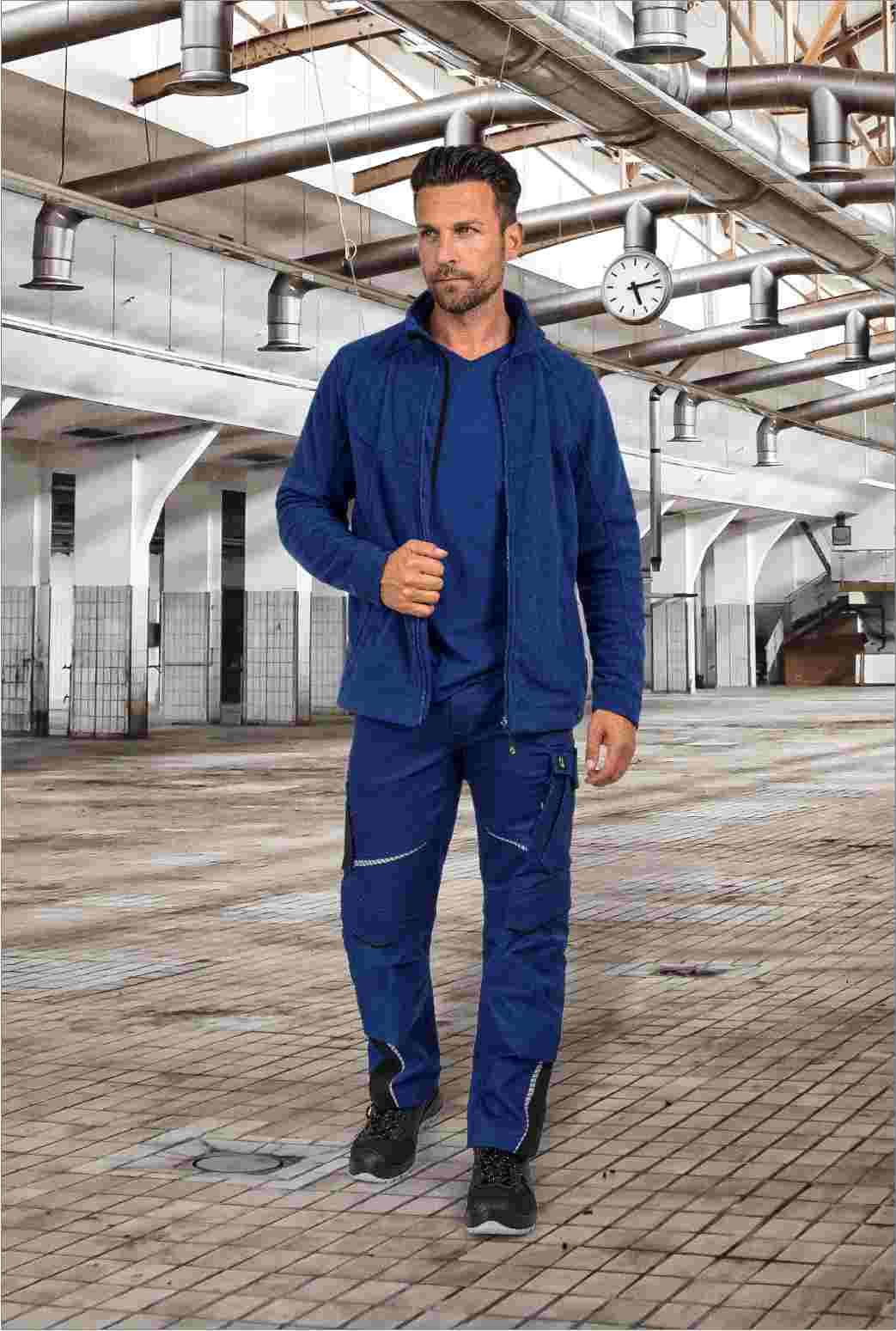 CAFLJ00, Fleecejacke kornblau, 3XL