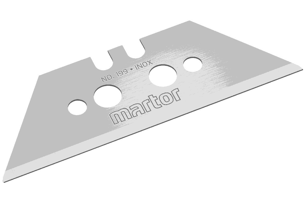 MARTOR Ersatzklinge TRAPEZKLINGE 199 Breitschliff | 10 Stück