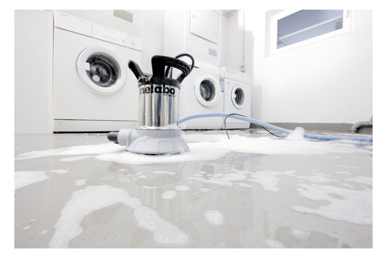 METABO Klarwassertauchpumpe, flachsaugend