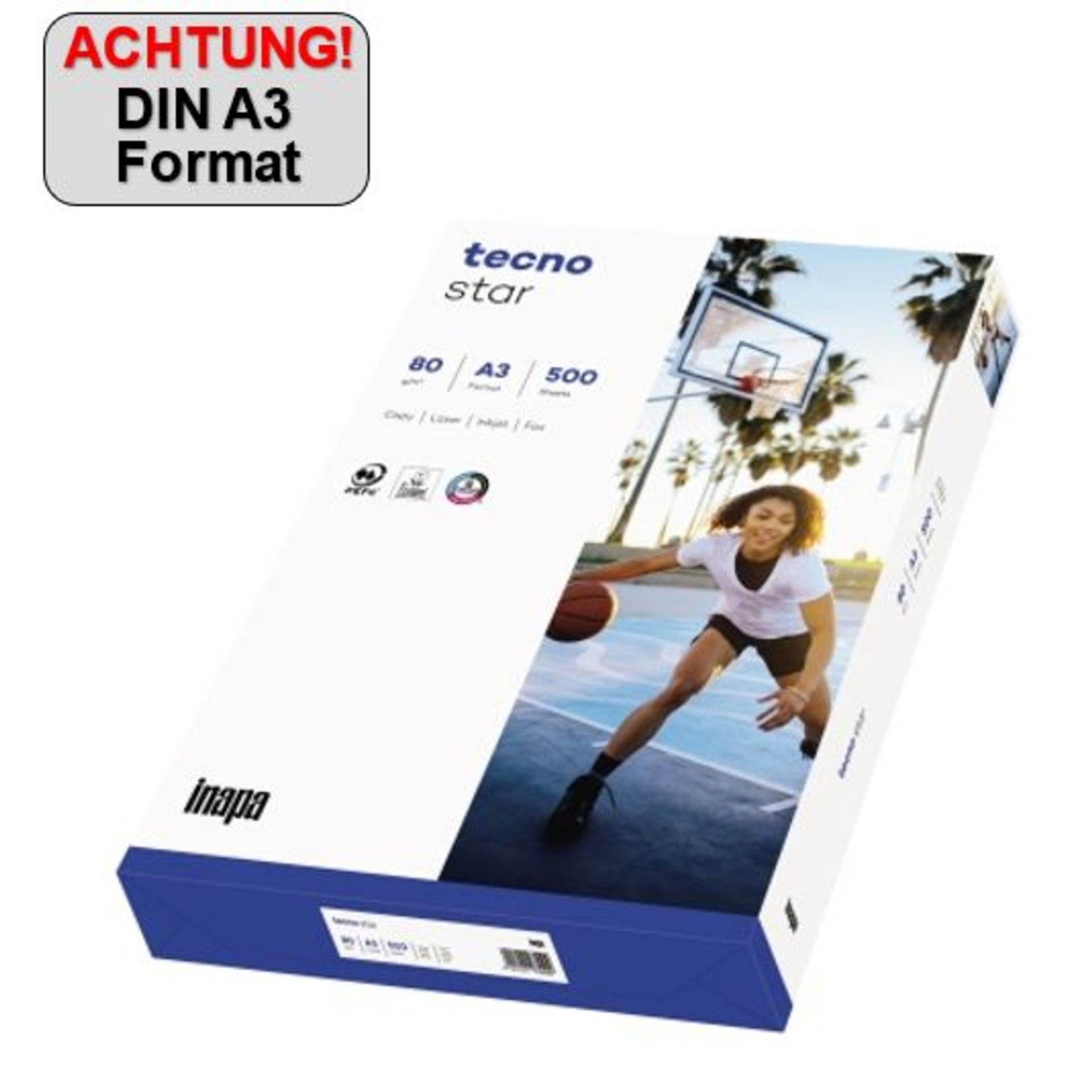 Kopierpapier Star A3 500 Bl./Pack.