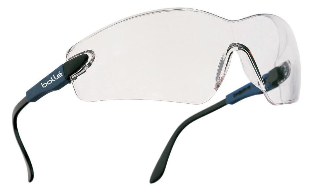 bollé Schutzbrille, blau/schwarz