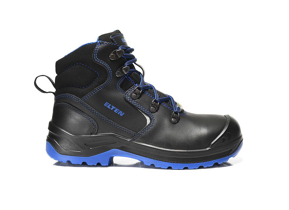 Damen-Sicherheitsschnürstiefel LENA black-blue Mid ESD S3, Gr. 34