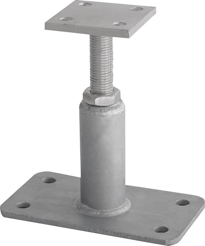 GH Stützenfuß Typ PR höhenverst. 80x80x8,0mm