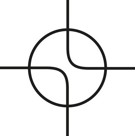 4-Wege Kugelhahn, PP, G 1/2", PN 10, Doppelwinkelbohrung