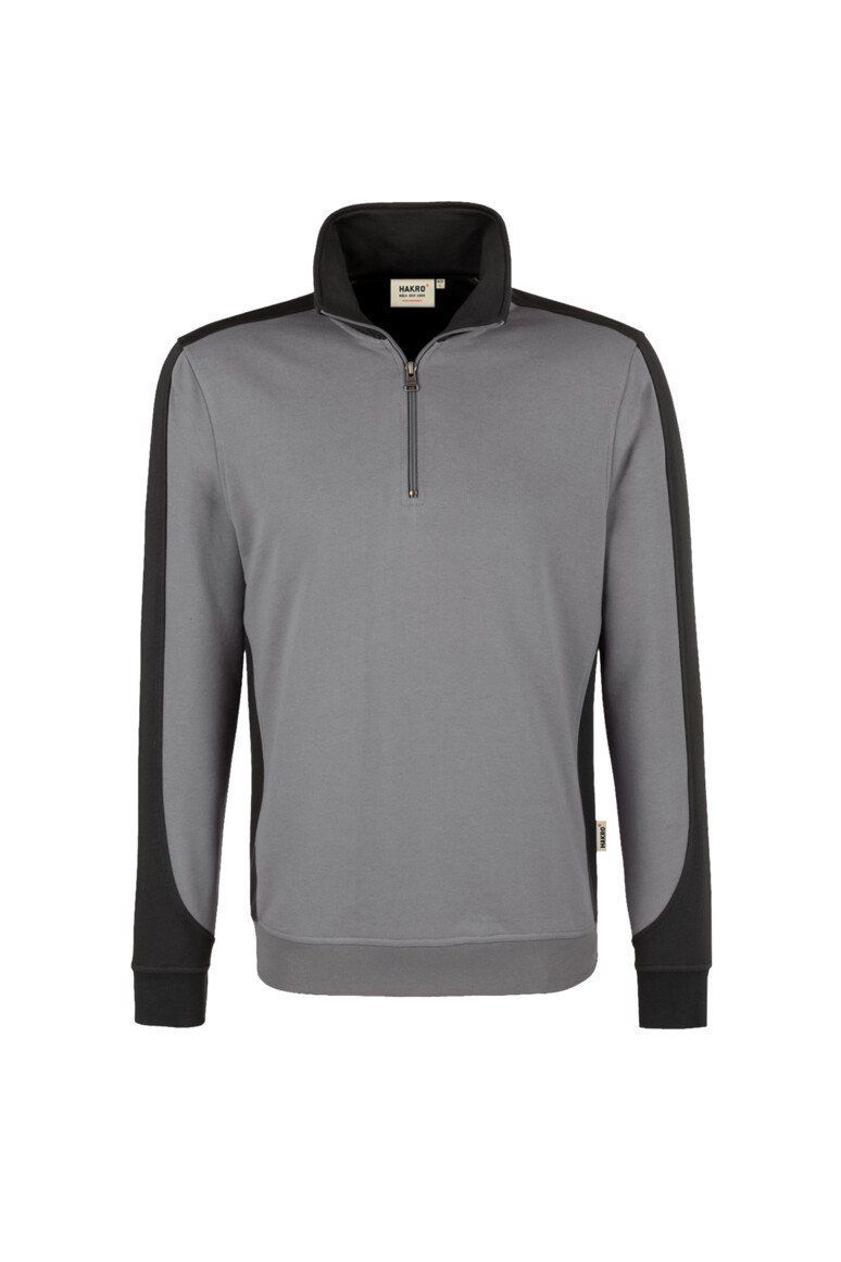HAKRO Zip-Sweatshirt Contrast Mikralinar® 476