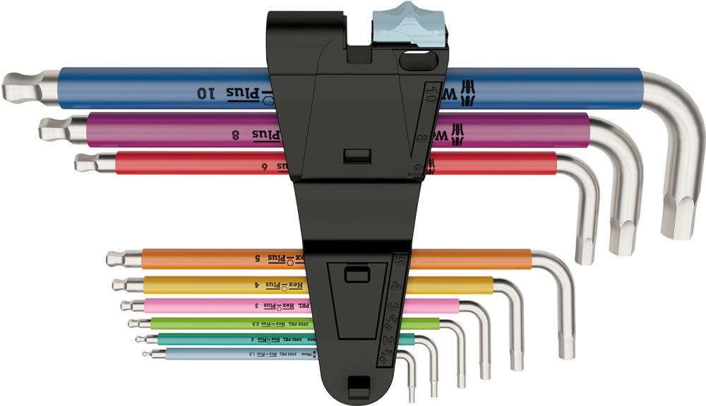 Winkelschraubendreher- Satz Multicolor rostfrei 9-teilig Wera