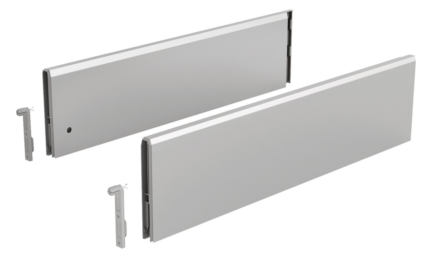 HETTICH ArciTech TopSide H124 mm, L400 mm, silber