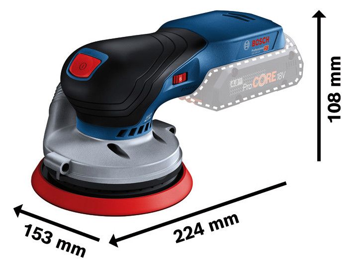 BOSCH Akku-Exzenterschleifer, SOLO