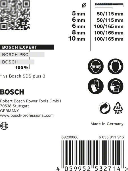 Bosch EXPERT SDS plus-7X Hammerbohrer-Set