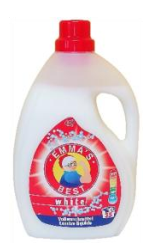 EMMA`S BEST white 2 Liter, Universalwaschmittel für Weiß- und Buntwäsche im niedrigenTemperaturbereich
