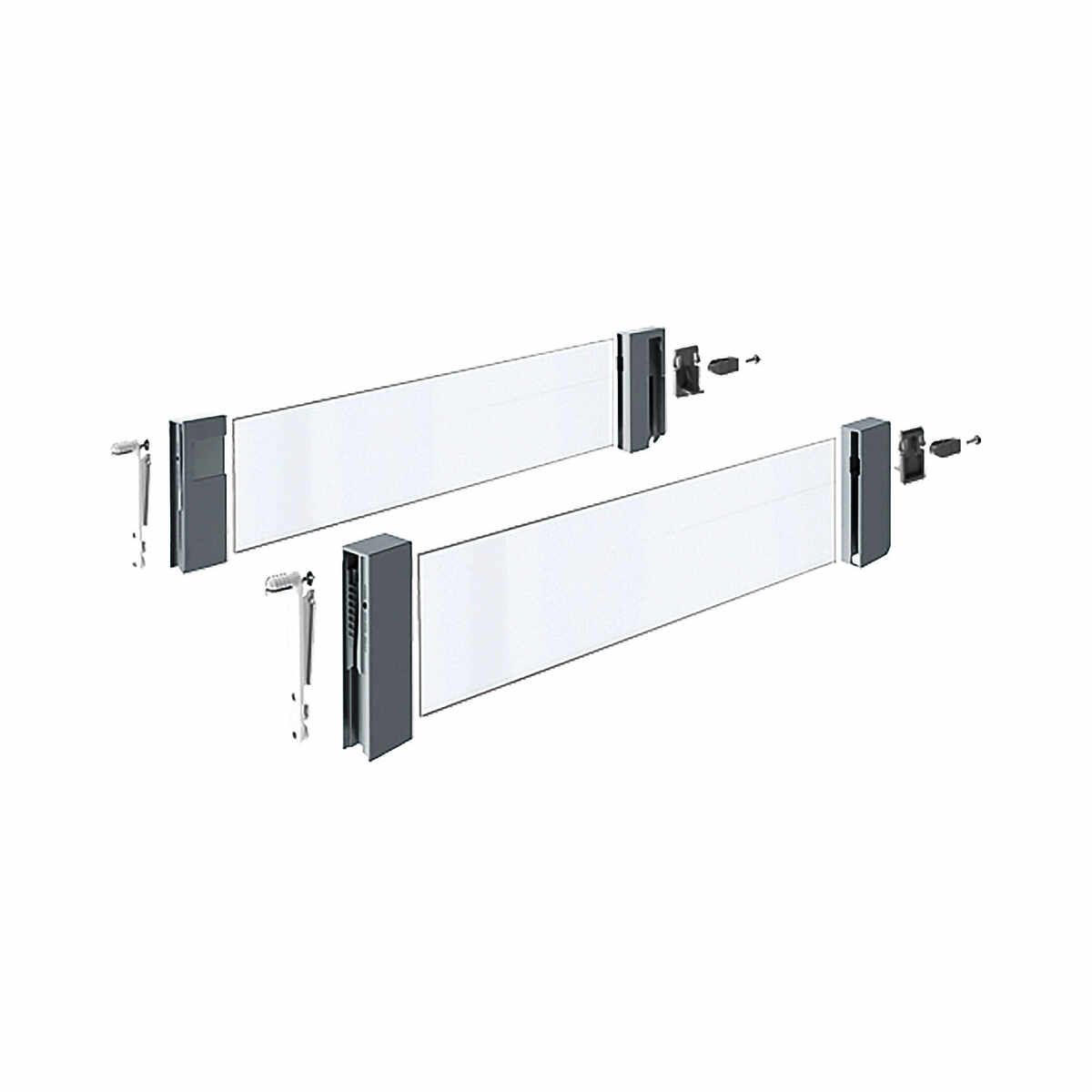 DesignSide Glas InnoTech Atira, 520 / 176 mm, grau