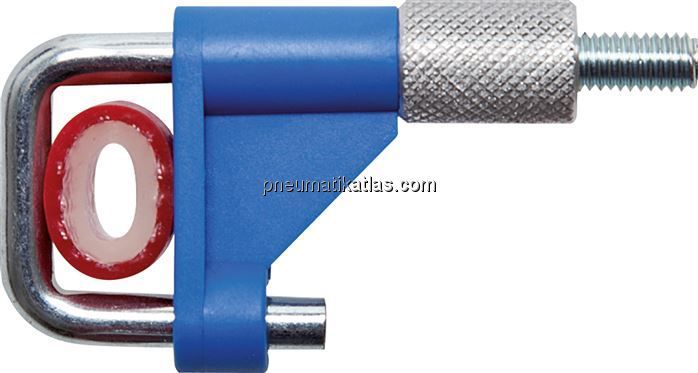 Schlauchklemme, 1 - 10 mm, blau