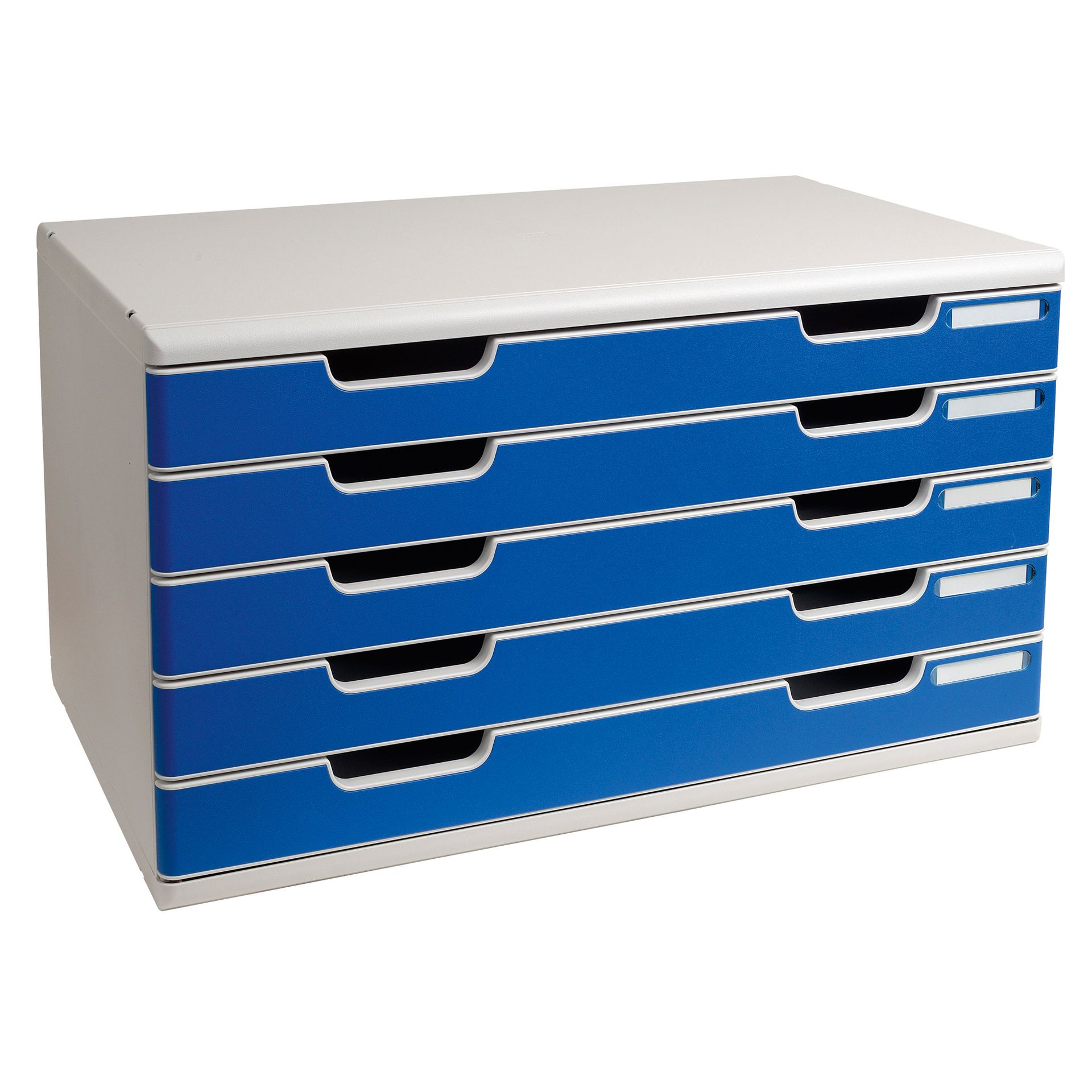 Modulo A3 Classic 5Schübe l.gr/blau