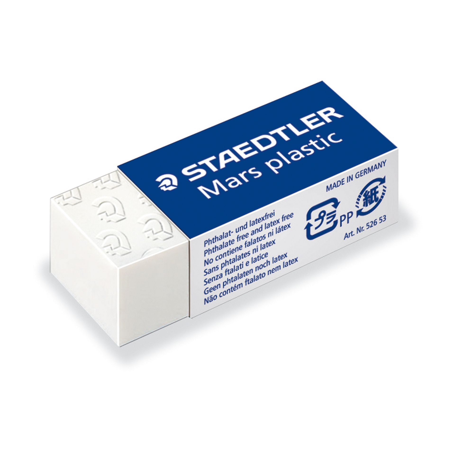 Radierer Mars Plastic mini PVC weiß