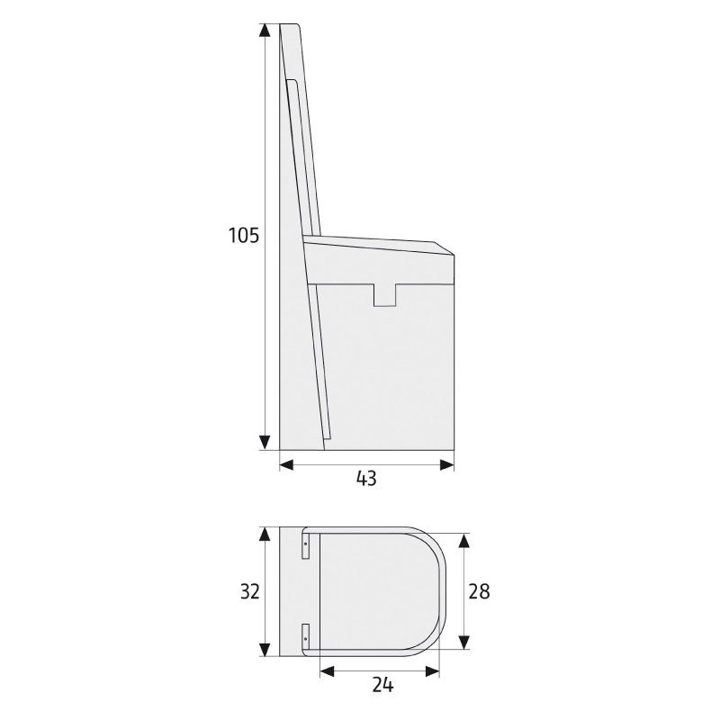 ABUS Balkon-Sicherung "BS 84 SB"