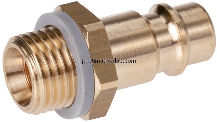 Kupplungsstecker (NW7,2) G 1/8"(AG), Messing