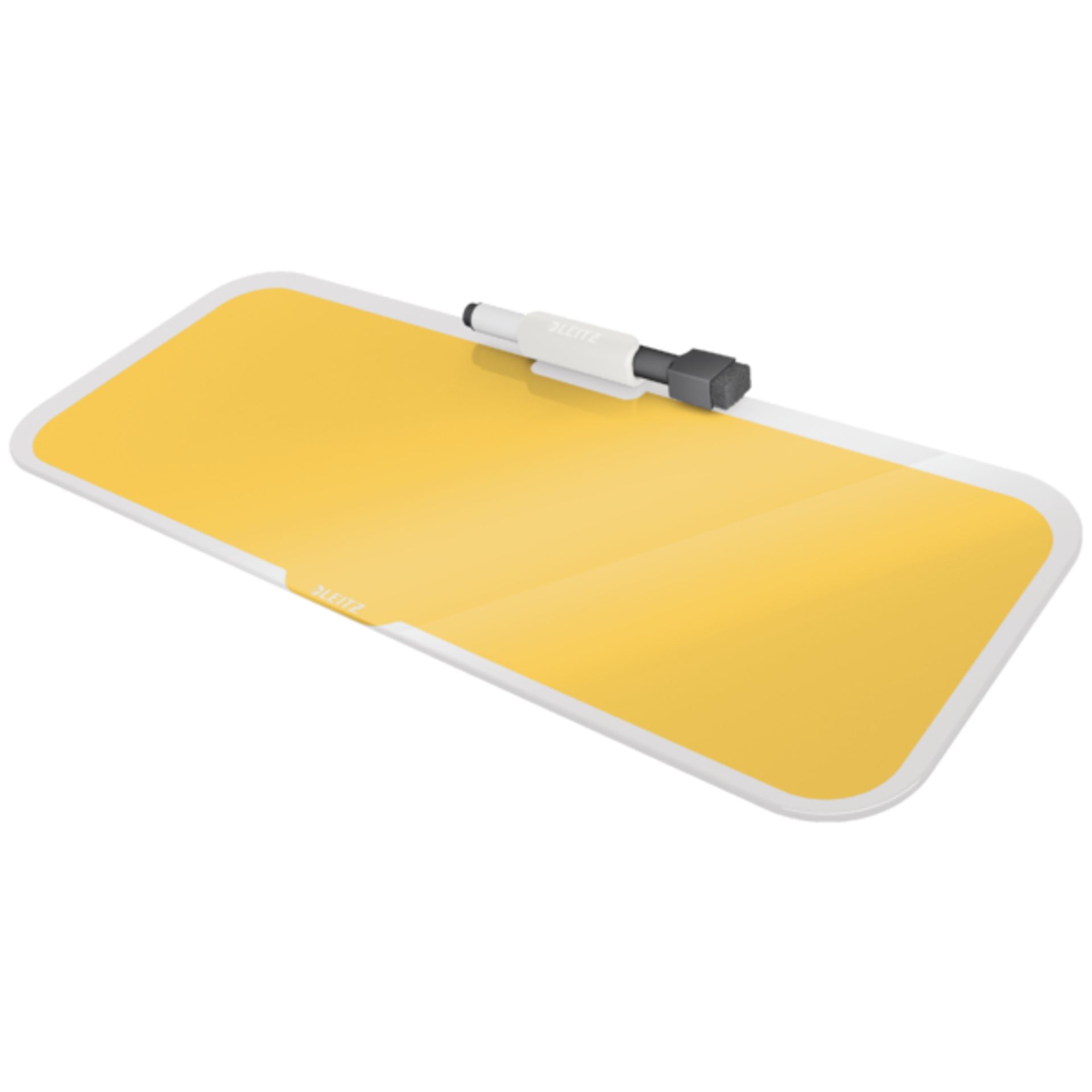Desktop-Memoboard Cosy 380x150x60mm Glas gelb