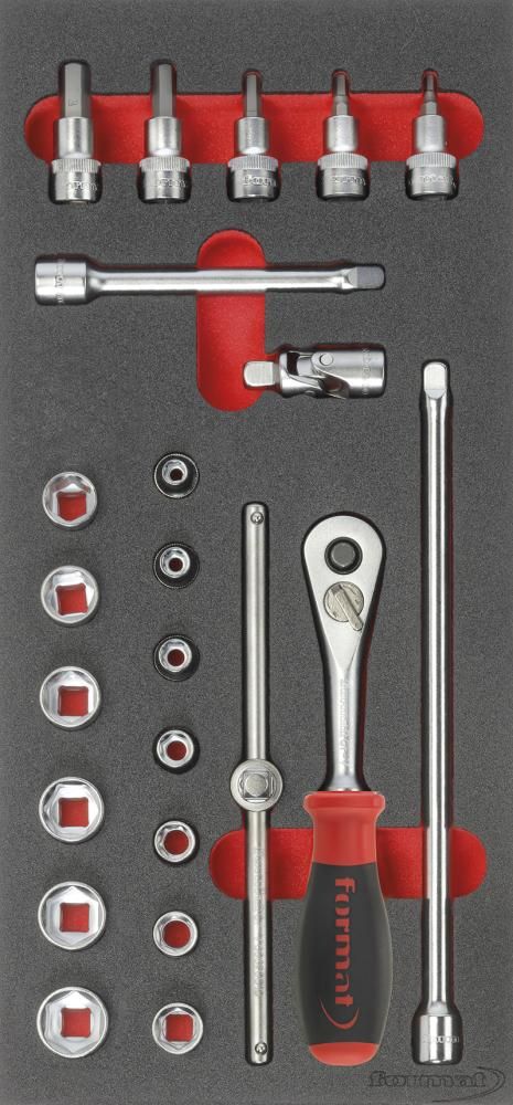 Werkzeugmodul 1/3 Steckschlüssel 3/8" FORMAT