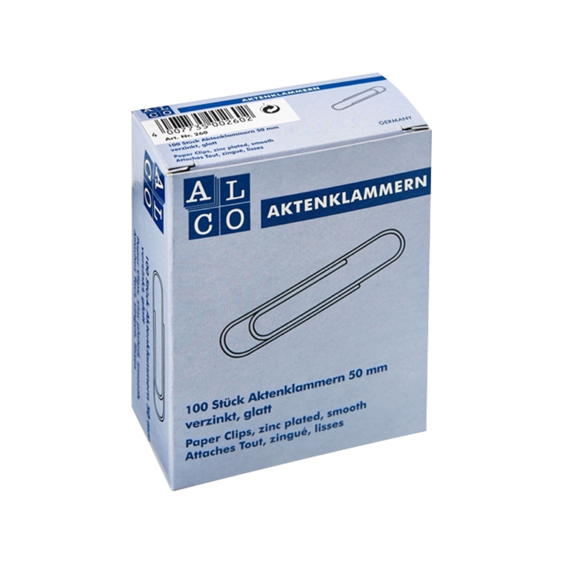 Aktenklammer 50mm 100 St./Pack.