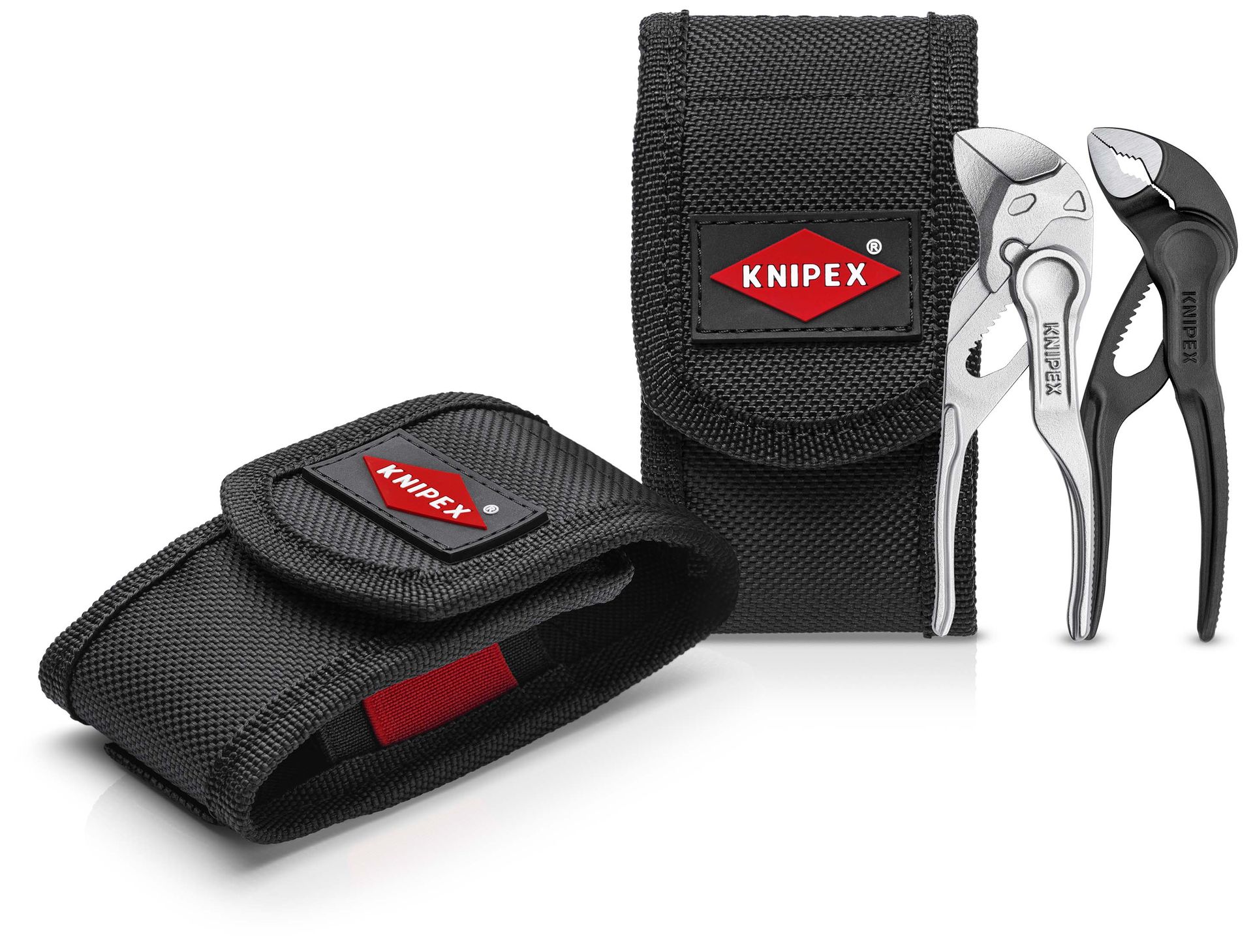 KNIPEX Mini-Zangenset XS 1 x 87 00 100, 1 x 86 04 100 150 mm