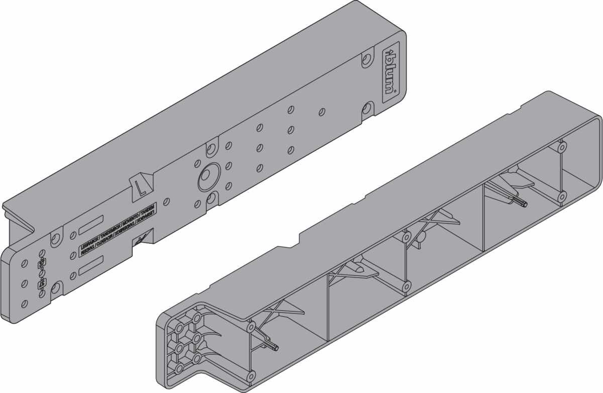SPACE STEP Distanzleiste, LxBxH 410x66x50mm,