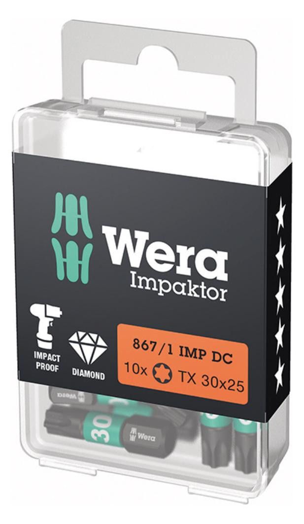 WERA 1/4"-Torxbits, DIN3126C6,3
