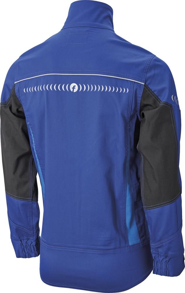 Jacke Flex kornblau/schwarz/blau Gr. XL FORTIS