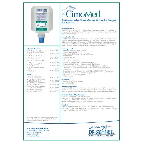CIMOMED Spenderflasche EURO 1000 ml