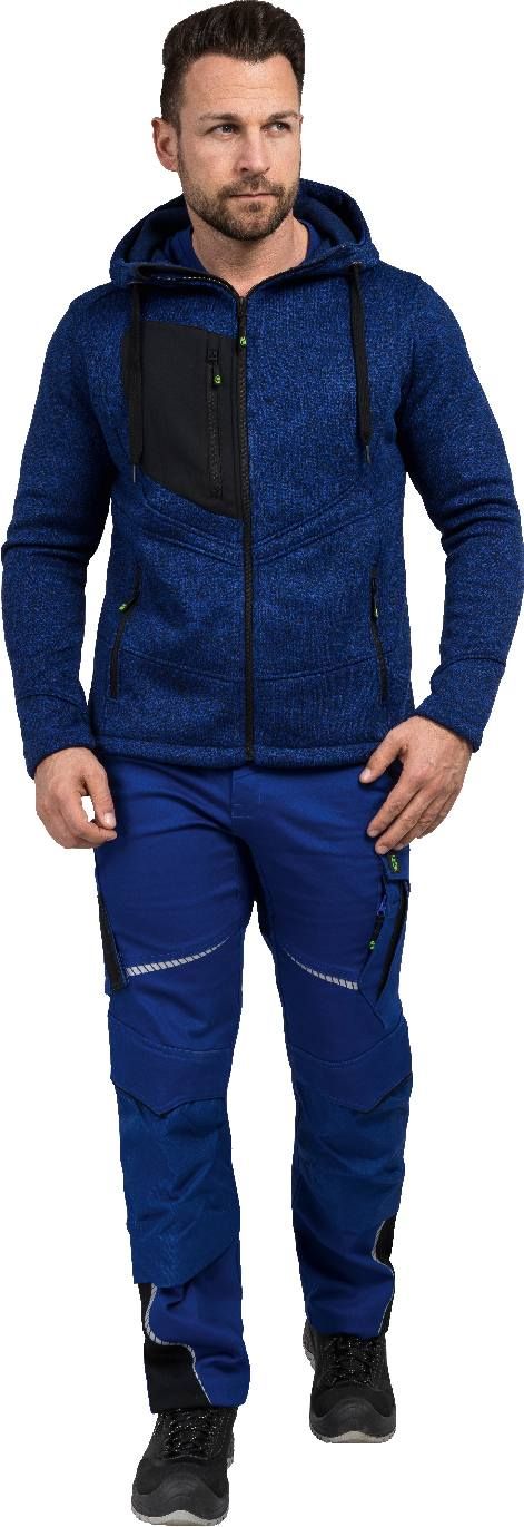 CASTJ00, Strickjacke kornblau, 3XL